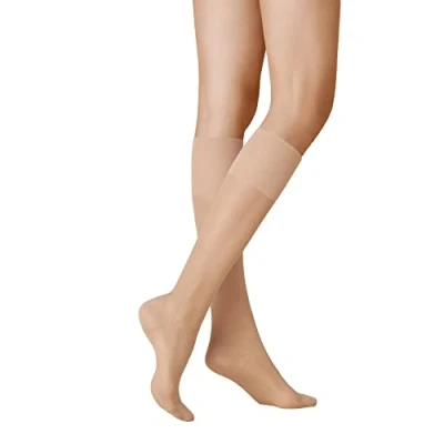 Image of KUNERT Women&#039;s Super Control 40 Leichte Stützwirkung Klasse I Knee High Socks, DEN, Complexion 3520, 39 42