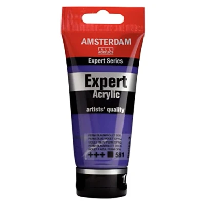 Image of Amsterdam Expert: Artists Acrylic Paint : 75ml series 3 Permanent Blue Violet Opaque