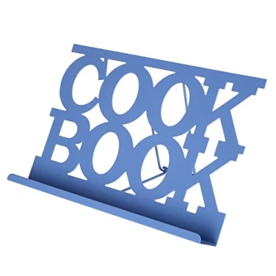 Image of Premier Housewares 507592 Cookbook Stand Blue 18 x 30 cm