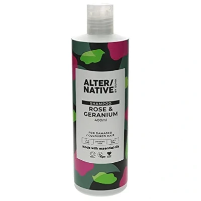 Image of Alter/Native Natural Plant Powered Cruelty Free Shampoo (Rose &amp; Geranium, 400ml)