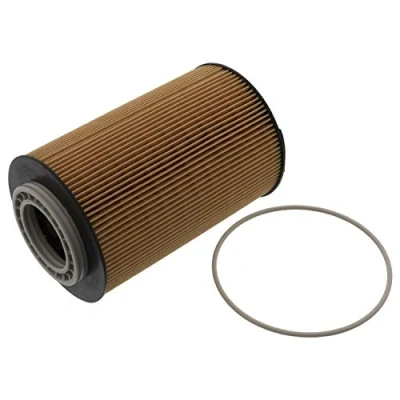Image of 3809364 Oil Filter FEBI BILSTEIN 49868 with seal ring Insert MAN: TGX