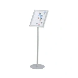 Image of A4 Snap Frame Display, 900mm, Silver