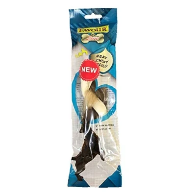 Image of Favour Meaty Chewy Braid Treat for Dogs High in Protein and Low Fat, 10 Packs