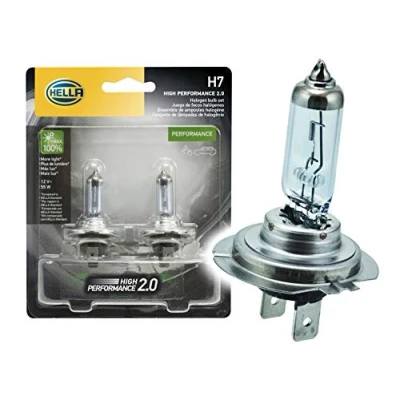 Image of HELLA H7 2.0TB High Performance Bulb, 12V, 55W, 2 Pack