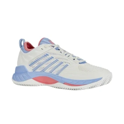 Image of K Swiss Women&#039;s Hypercourt Supreme 2 Hb Tennis Shoe, Bright White Open Air Strawberry Ice, 5.5 UK