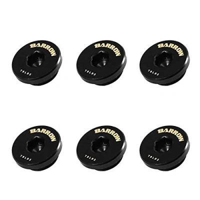Image of Barrow G1/4 Hex Blank Plug Black (6 Pack)