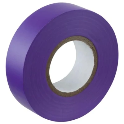 Image of Gocableties Purple Electrical Tape, 19mm x 20m, Strong Self Adhesive PVC Insulation Tape for Insulating, Repairing and Protecting Wires, 1 Roll
