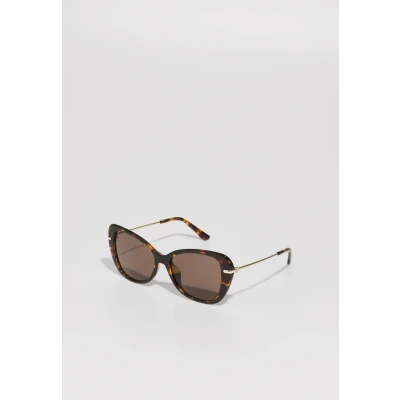 Image of Michael Kors Croix Sunglasses, Women&#039;s, Size: 56, Dark tortoise