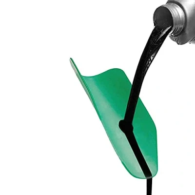 Image of LEEWENYAN Flexible Draining Tool Oil Funnel, Removable Reusable Folding Funnel General Purpose Funnels for Discharging from Cars, Trucks, Motorcycles (37 * 17cm)