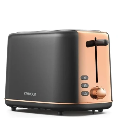 Image of Kenwood TCP05.CODG Abbey Collection 2 Slice Toaster Grey/Rose Gold