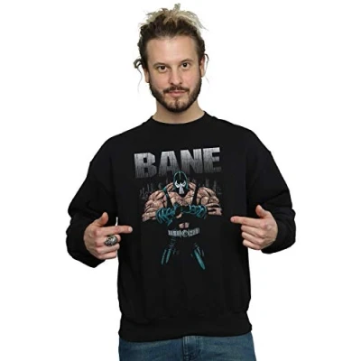 Image of DC Comics Men&#039;s Batman Bane Sweatshirt Black Large