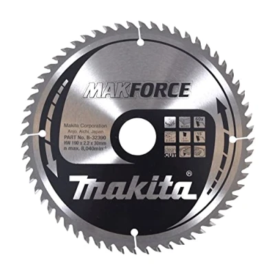 Image of Makita B 32390 MAKFORCE TCT Saw Blade 190x15.88x40T