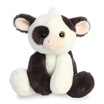 Image of Aurora, 31940, Flopsies Bessie Cow, 12In, Soft Toy, Brown &amp; White