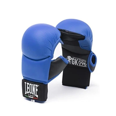 Image of LEONE 1947, Karate Fit Gloves, Unisex Adult, Blue, M, GK096