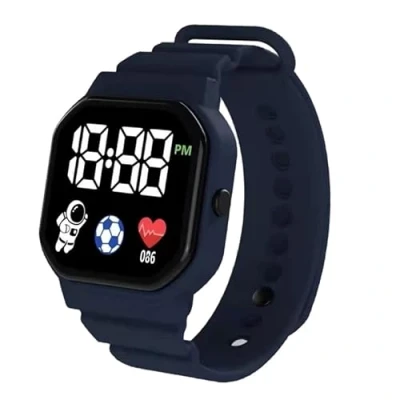 Image of LED Digital Watch Date Time Battery Powered Waterproof Wristwatch Men Women Sports Lightweight Watches Electronic
