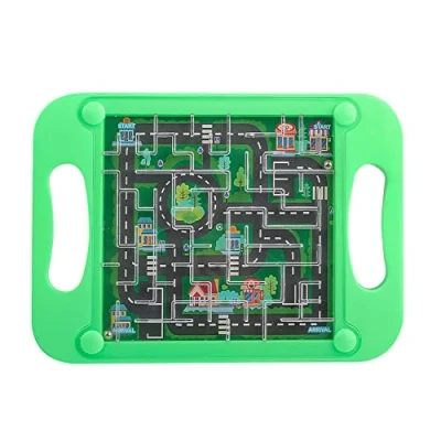 Image of Puzzle maze Ball Toys Challenging Skill Game Toy Interactive Balance Labyrinth Leisure Portable Decompression Educational for Kids