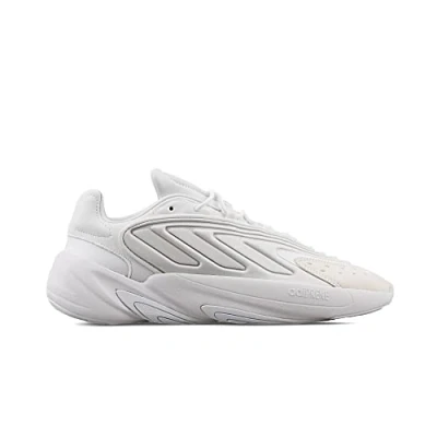 Image of adidas Originals Ozelia Unisex Trainers, Size: 10.5, White Leather and textile