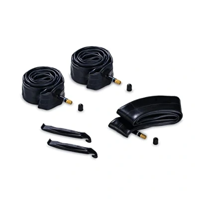 Image of hauck Runner Replacement Inner Tube Set of 3 for All Series, Puncture Repair, Including Tyre Levers, 2 x 16 inch and 1 12