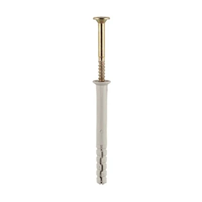 Image of 3x TIMCO Nylon Hammer Fixing Pz Zinc 60040HF Pack of 200