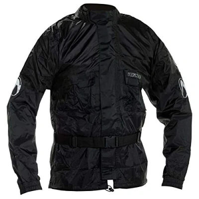 Image of Richa Black Warrior Motorcycle Rain Jacket