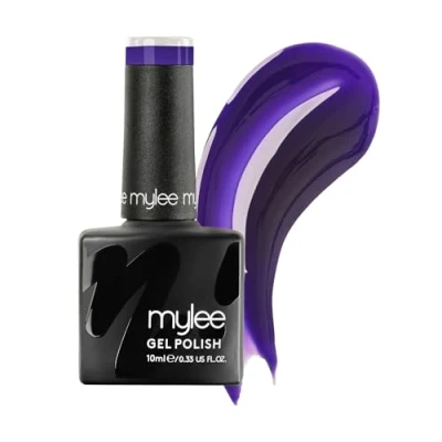 Image of Mylee Gel Nail Polish 10ml [Amethyst] UV/LED Soak Off Art Manicure Pedicure for Professional, Salon &amp; Home Use [Neons Range] Long Lasting Easy to Apply