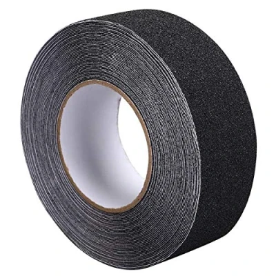 Image of ONTWIE 33ft X 2inch Anti Slip Safety Tape, Black Non Tape High Traction, Best Grip, Friction, Abrasive Adhesive for Stairs, Safety, Tread Step, Indoor, Outdoor