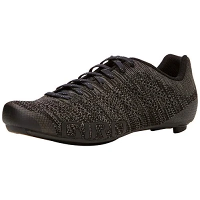 Image of Giro Unisex Adult Empire E70 Knit Road Cycling Shoes, Black/Charcoal Heather, Size 40