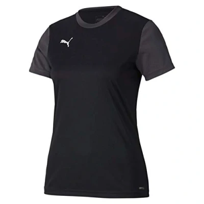 Image of PUMA Women&#039;s teamGOAL 23 Sideline Tee W T Shirt, Black Asphalt, Large