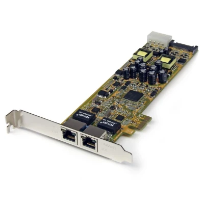Image of StarTech.com 2 Port Gbit Ethernet PCIe Network Card