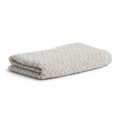 Image of möve Bath Towel, 85% Baumwolle / 10% Viskose aus Bambus Zellstoff 5% Leinen Nature/Cashmere, 80 x 150 cm
