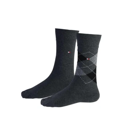 Image of Tommy Hilfiger MEN SOCK 2 PACK Socks, Men&#039;s, Size: 12 13.5, Black
