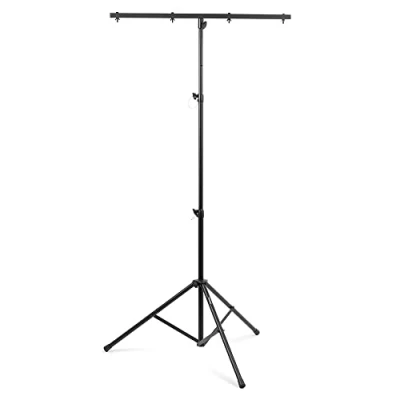 Image of beamz Professional 4 Unit Portable Lighting T Bar Stand Mobile DJ Lightweight...