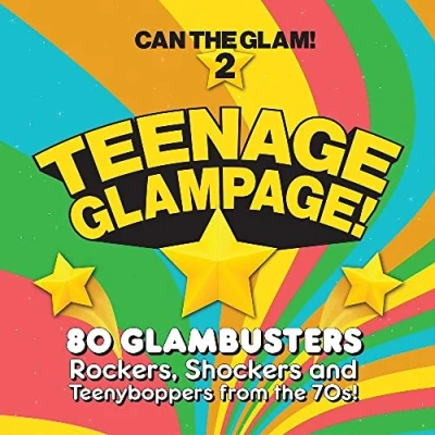 Image of Various 60s &amp; 70s Teenage Glampage: Can The Glam 2 Sealed 2023 UK cd album box set GLAMBOX195