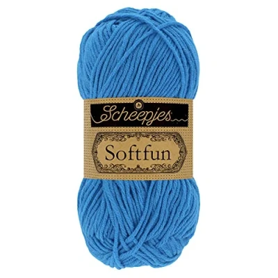 Image of Scheepjes Softfun 2629 Azure Yarn 10x50g