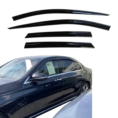 Image of AUTO CLOVER Wind Deflectors Set for Mercedes E Class W213 Saloon 2016+ (4 pieces)