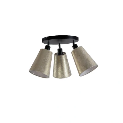 Image of Eva Ceiling Spotlight Clusters Gold, 30.5cm, 3x E27