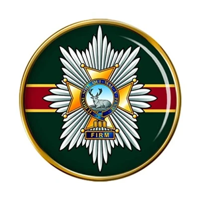 Image of Worcestershire and Sherwood Foresters Regiment, British Army Pin Badge