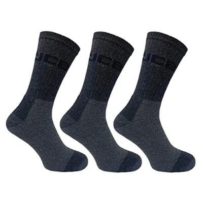 Image of JCB Outdoor Advantage Socks Hiking 3 Pack Grey UK 6 11 EUR 39 46 (as8, numeric, numeric_6, numeric_11, regular, regular)