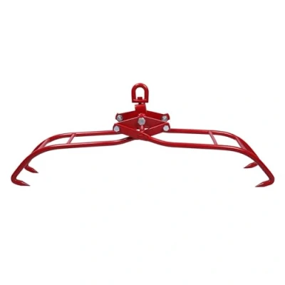Image of Forestry Log Grapple Lifting Tongs for Logs, 930 mm, Load Capacity of 1000 kg, with 4 Claws