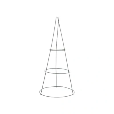 Image of Revolutionary Green Plant Cone Support 76cm x 35cm (1 Pc.) Sturdy &amp; Durable Design Ideal for Climbing Plants Flowers