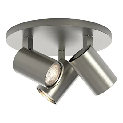 Image of Ascoli 3 Light Triple Round Spotlight Matt Nickel, GU10
