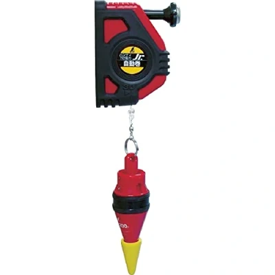 Image of Shinwa Sokutei Handy Plumb Bob Jr. (automatic winding) with Suipita 200 g (Red) 77502 (Japan Import)