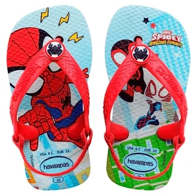 Image of Havaianas Baby Marvel Blue/Red 220