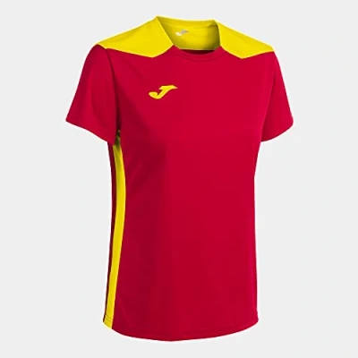 Image of Joma Championship Vi Women&#039;s T Shirt, Womens, 901265, Red Yellow, XL