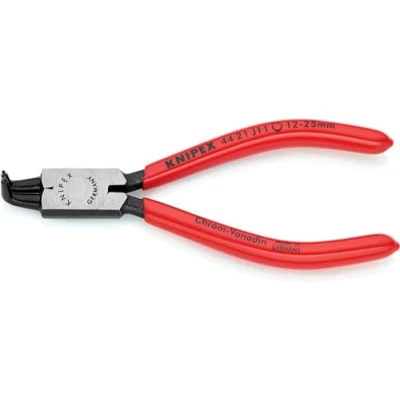 Image of Knipex Circlip Pliers for internal circlips in bore holes black atramentized, plastic coated 130 mm 44 21 J11
