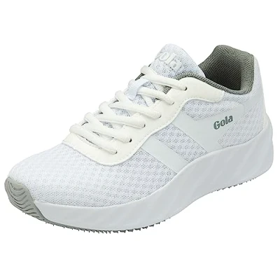 Image of Gola Women&#039;s Draken Road Running Shoe, White Grey, 8 UK
