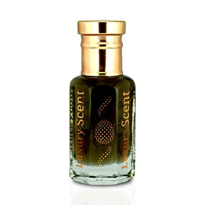 Image of Mukhallat Khaleej Woody Musky Perfume Oil 12ml Roll on Bottle by Luxury Scent Premium quality UNISEX Attar Fragrance Last long Time