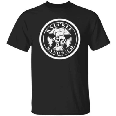 Image of MDIM Guy Fieri Knuckle Sandwich T Shirt Size S 5XL. Black L