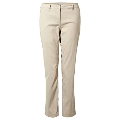 Image of Craghoppers Womens Kiwi Pro Trousers Hiking Pants, Desert Sand, 18 Long EU