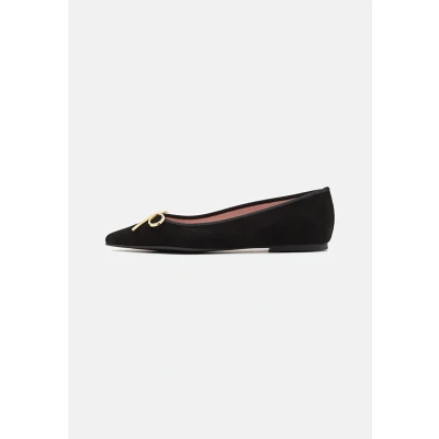 Image of Pretty Ballerinas ELLA Ballet pumps, Women&#039;s, Size: 8, Black Suede